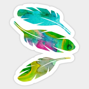 Bright feathers Sticker